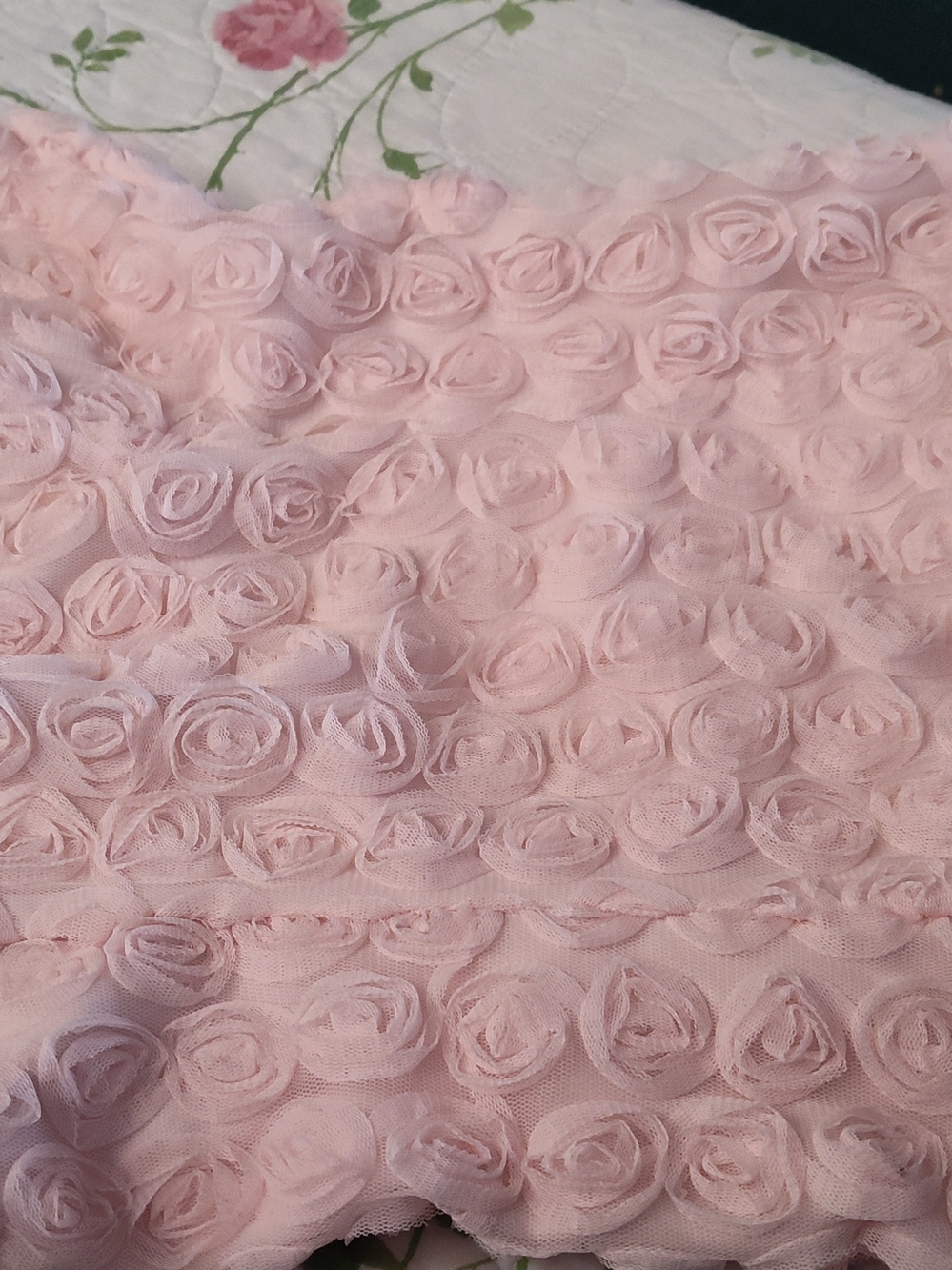 Girls' Pink Rosette Party Dress